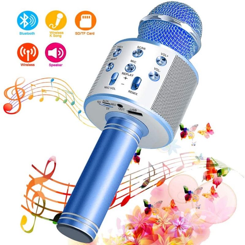 WIRELESS BLUETOOTH KARAOKE MICROPHONE