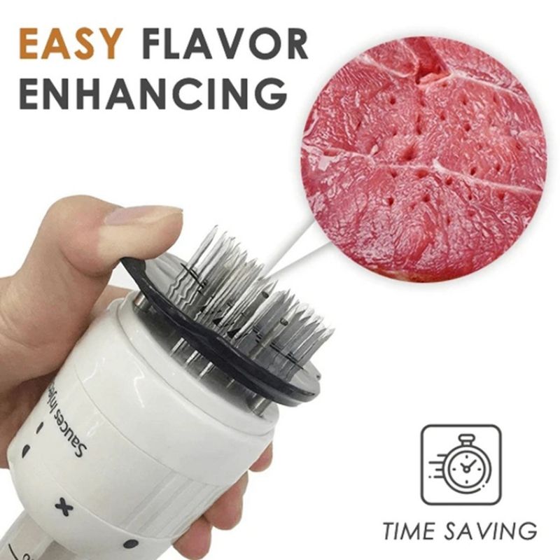 Meat Tenderizer Tool with Stainless Steel Needles
