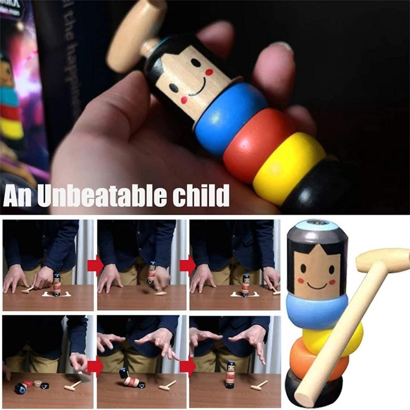Unbreakable magic wooden toy