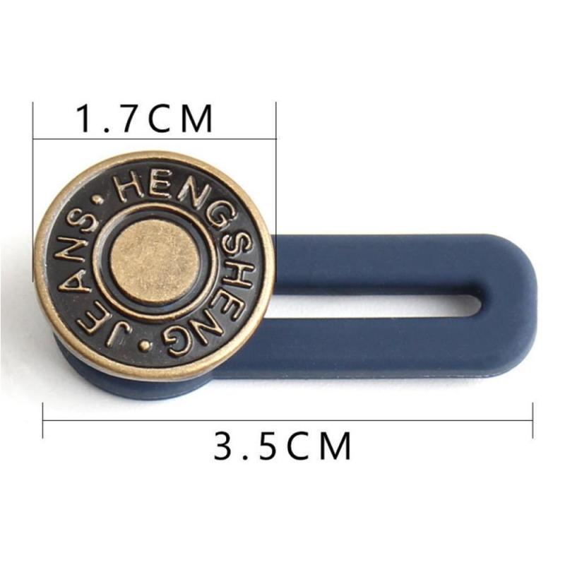 Jeans Retractable Buttons Extension Buckle (5PCS)