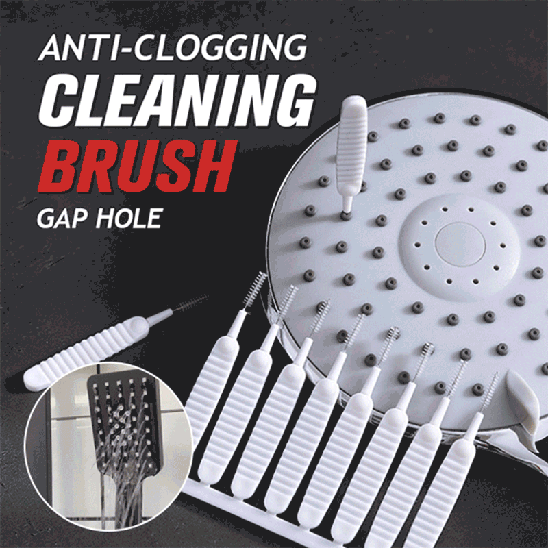 Crevice hole cleaning brush