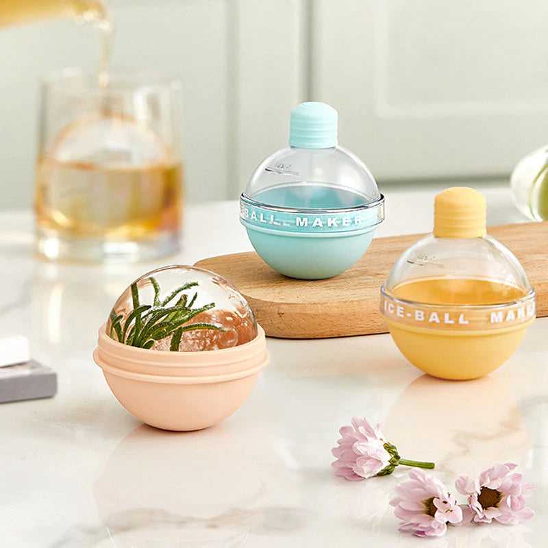 ROUND SILICONE ICE CREAM MOLD