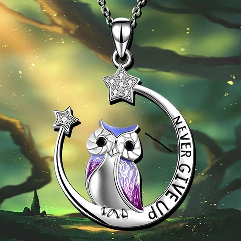 "Never Give Up" Inspired Creative Necklace