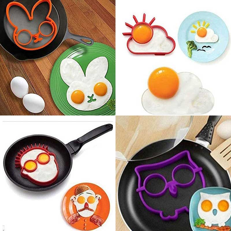 Skull Omelette Mold, Breakfast Omelette Mold Silicone Egg