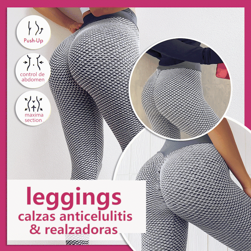High waist mesh honeycomb hip lift fitness pants