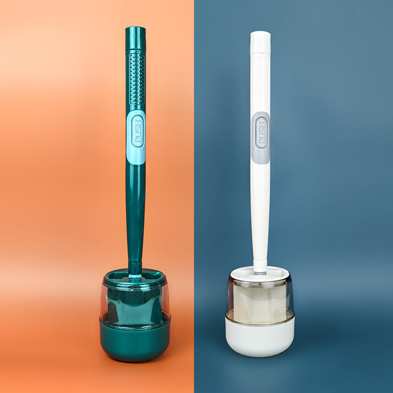 Punch-free  Long Handle Silicone Toilet Brush