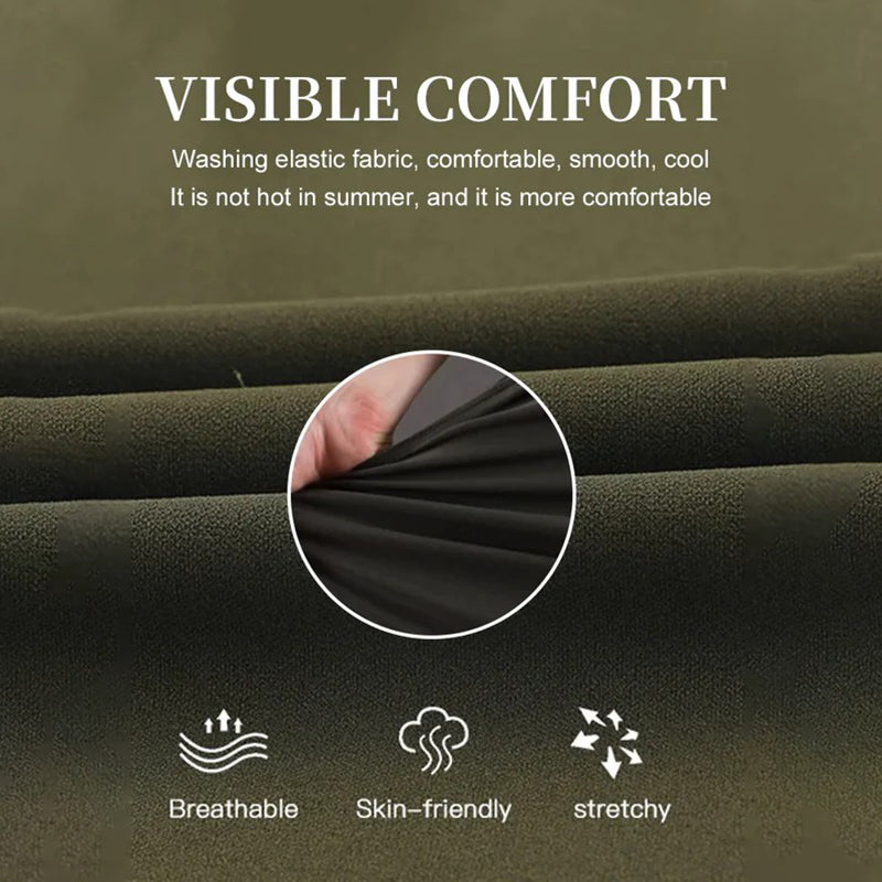 Multi Pocket High Elastic Pants