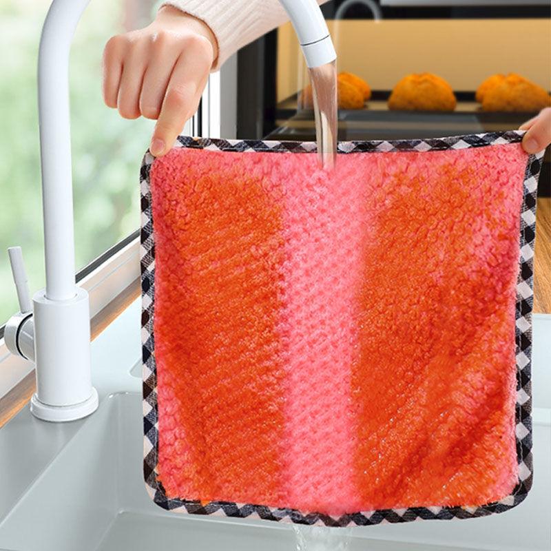 Coral Fleece Kitchen Towel (5 PCS)
