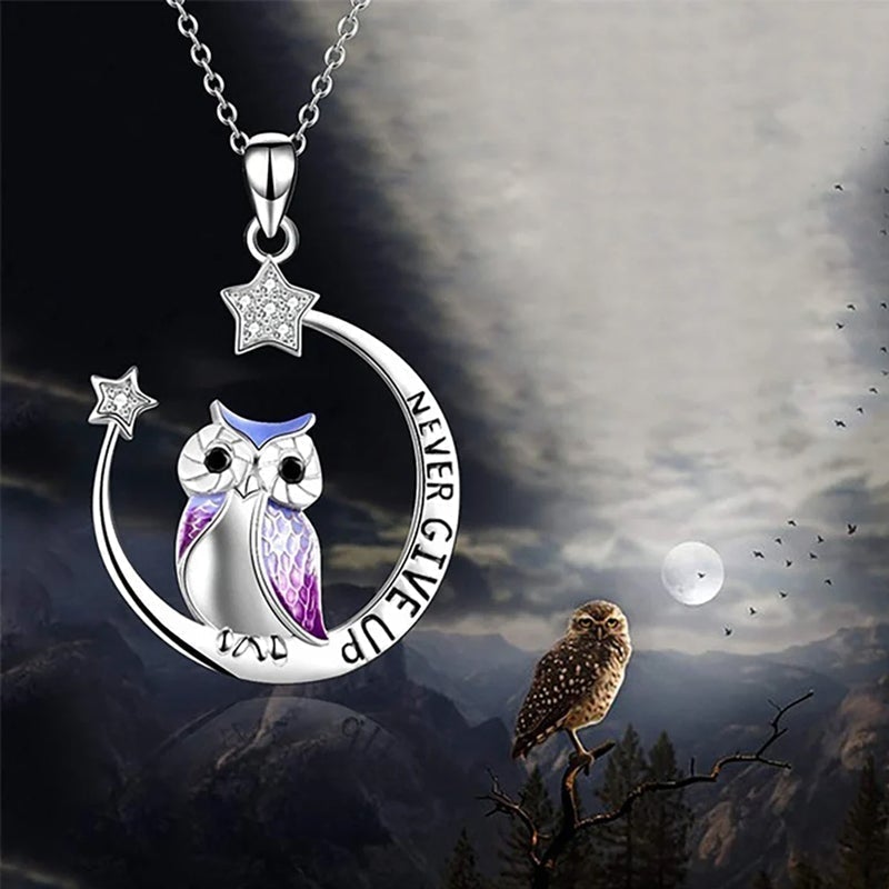 "Never Give Up" Inspired Creative Necklace