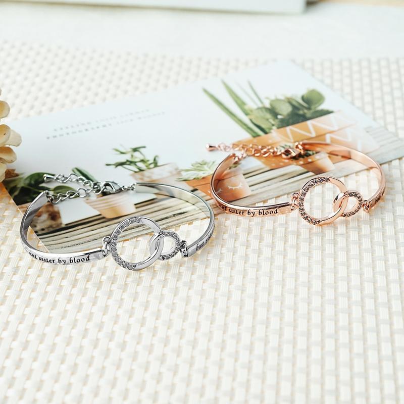 Simple inspirational friendship bracelet