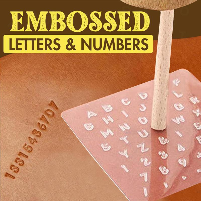 Leather Plastic Embossing Stamp Punch Set