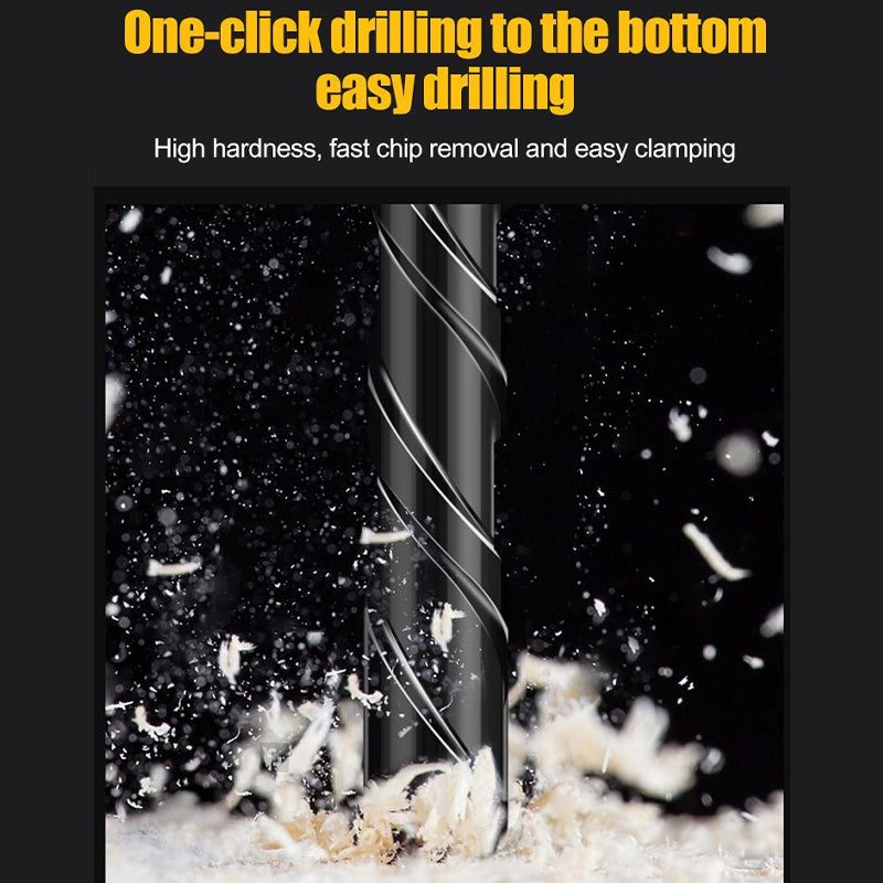 Four-blade cross spiral drill bit