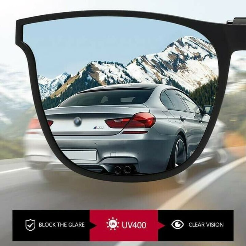 Polarized Clip-on Flip Up Metal Clip Sunglasses for Prescription Glasses