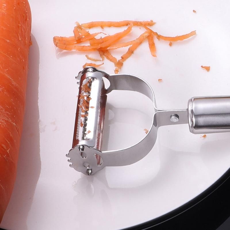 Stainless steel smile face peeler (Set of 3)