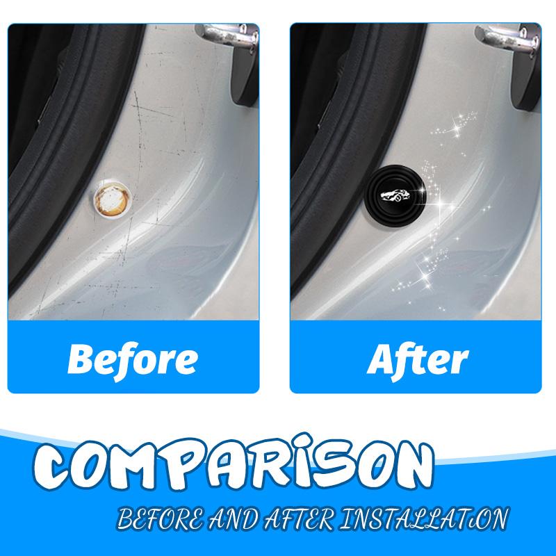 Car door shock-absorbing and silent gasket(8PCS)