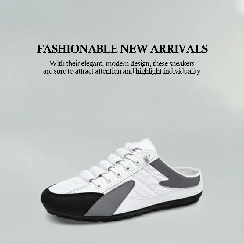 Men's open instep sneakers