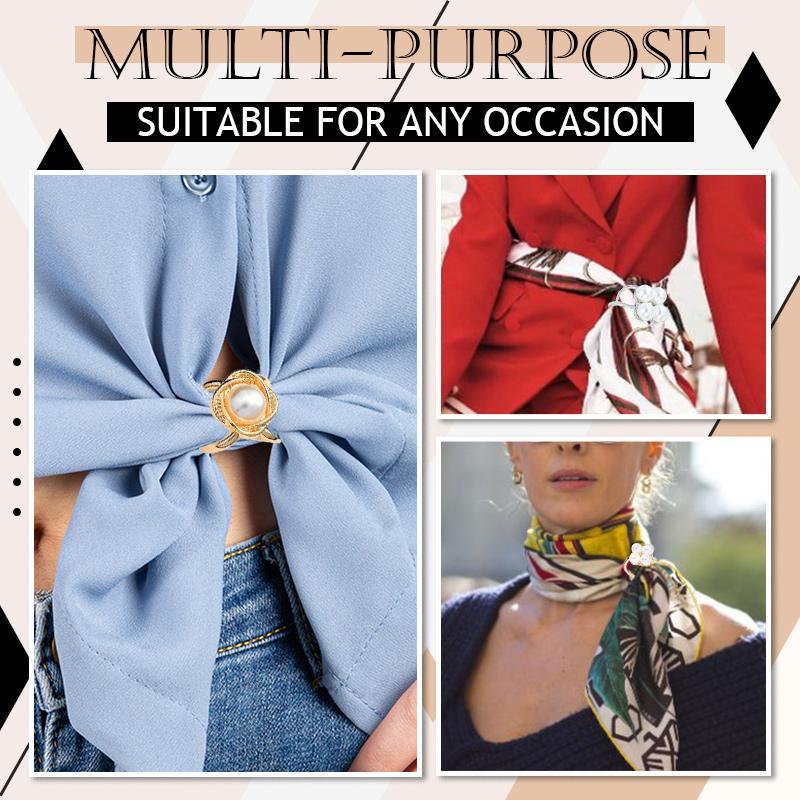 Temperament Scarf Accessories Buckle