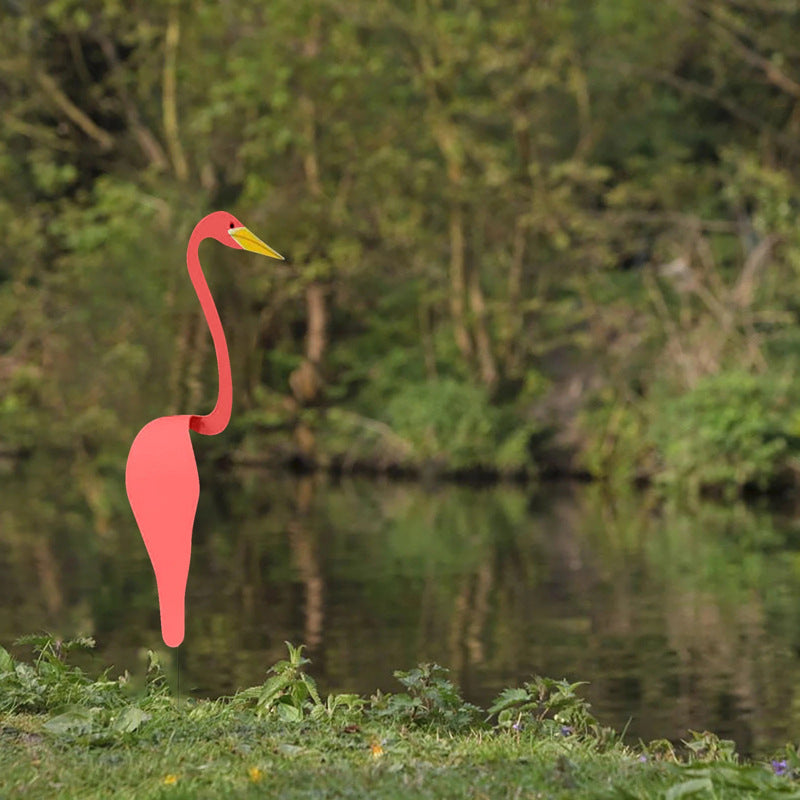 Flamingo Garden Art