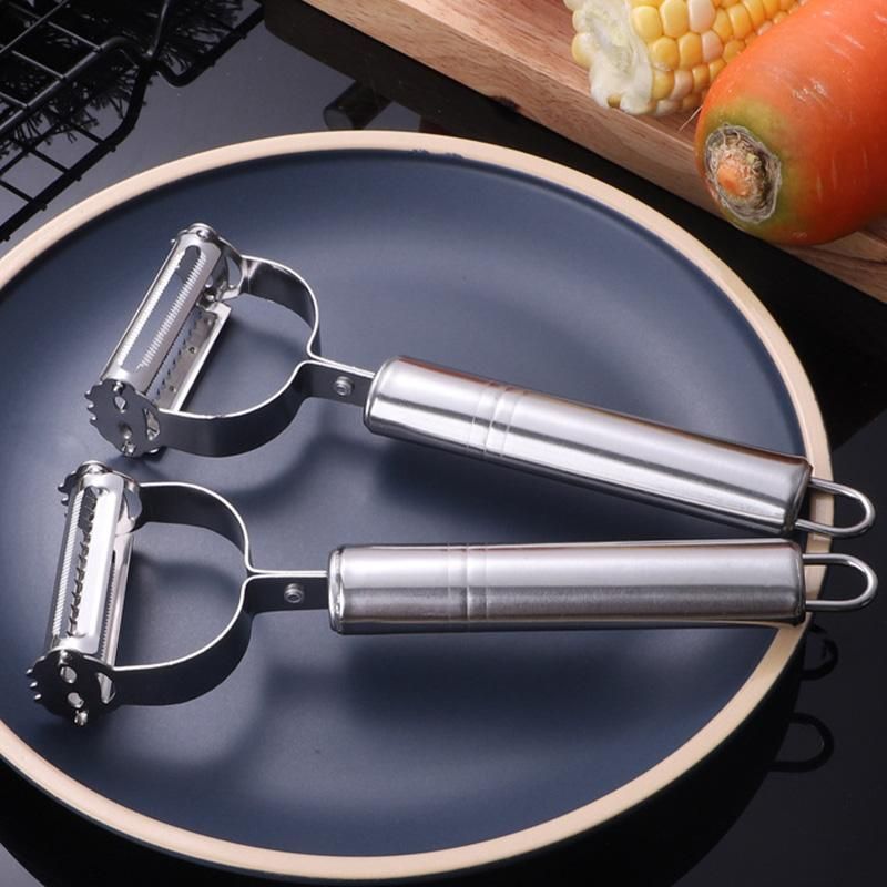 Stainless steel smile face peeler (Set of 3)