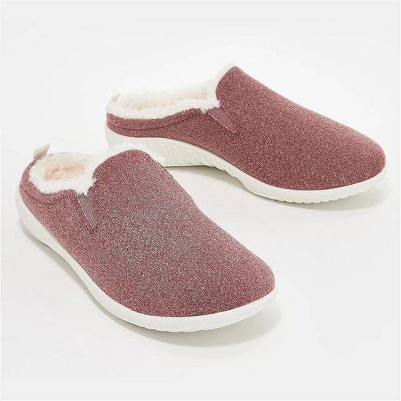 WINTER WOMEN'S PLUS SIZE VELVET COTTON SLIPPERS