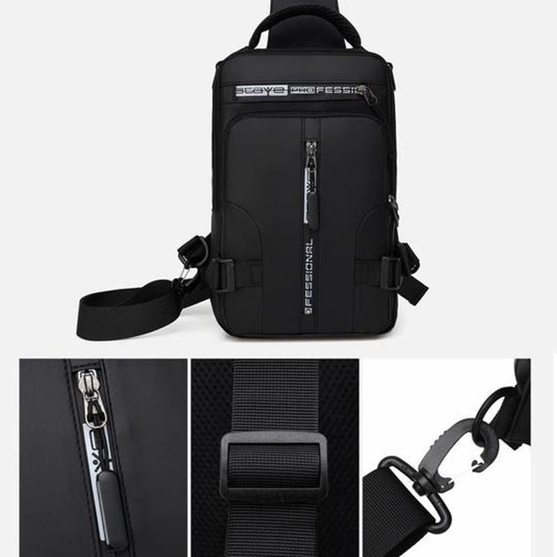 Shoulder bag with USB charger
