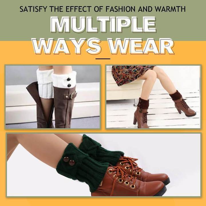 Warm Knit Boot Leg Cover