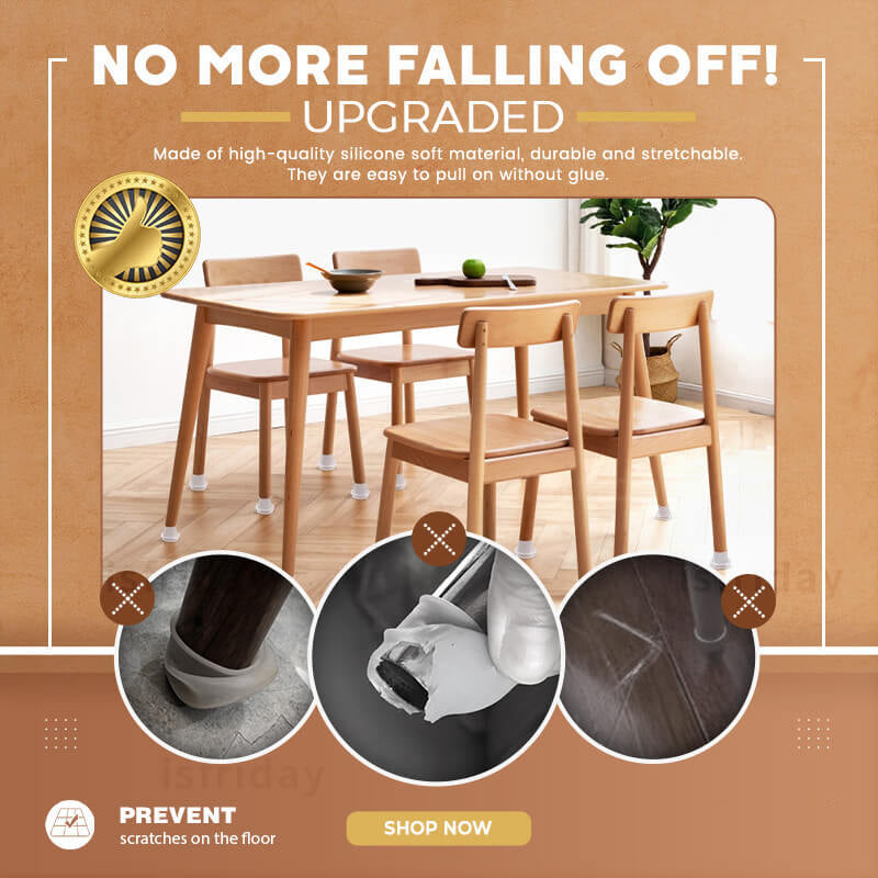 Upgraded Mute Furniture Leg Protectors