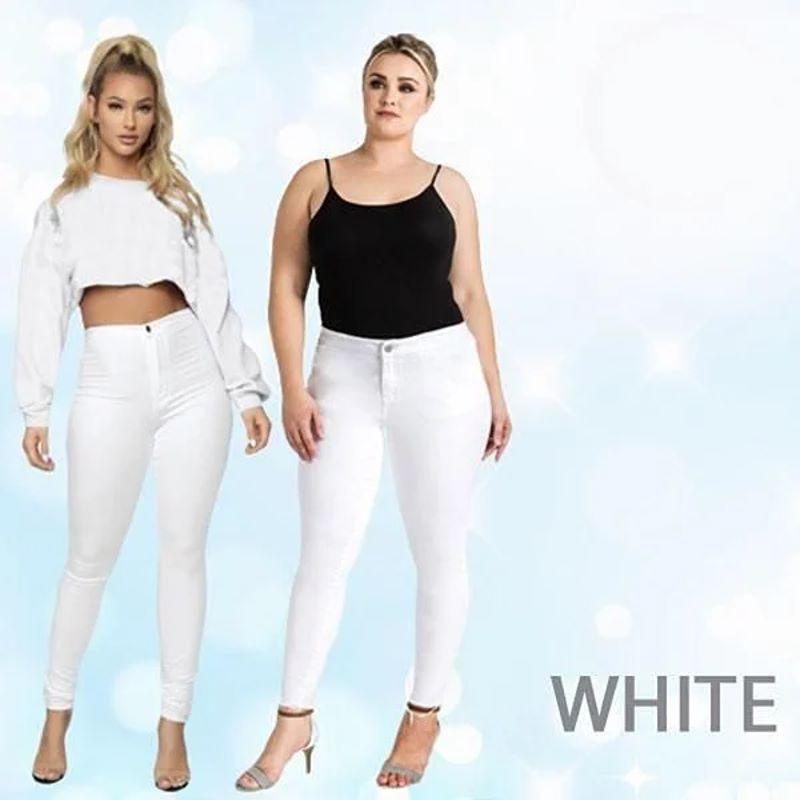 STRETCH SLIMMING BUTT LIFT PLUS-SIZE JEANS