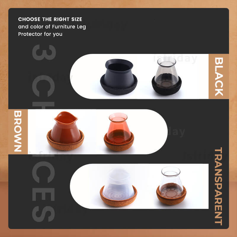 Upgraded Mute Furniture Leg Protectors