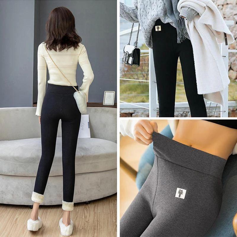 Super Thick Imitation Cashmere Wool Leggings