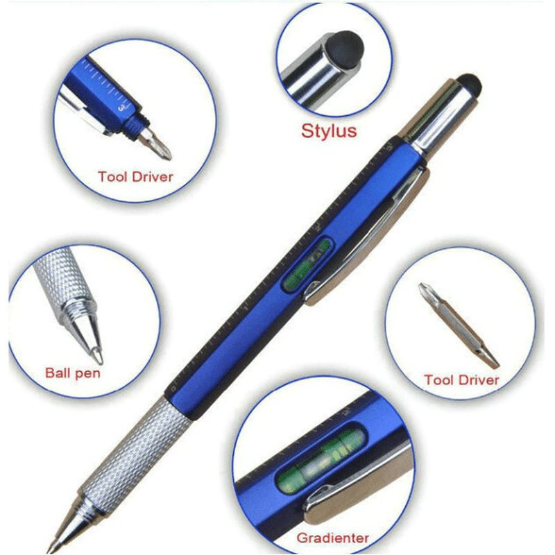6 in 1 Multi-functional Stylus Pen