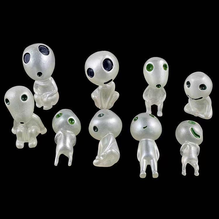 Luminous Garden Ghost Miniature Figurines