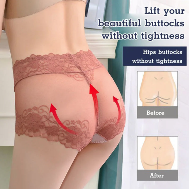 Slim high-waisted sexy lace panties for woman (1PC/3 PCS)