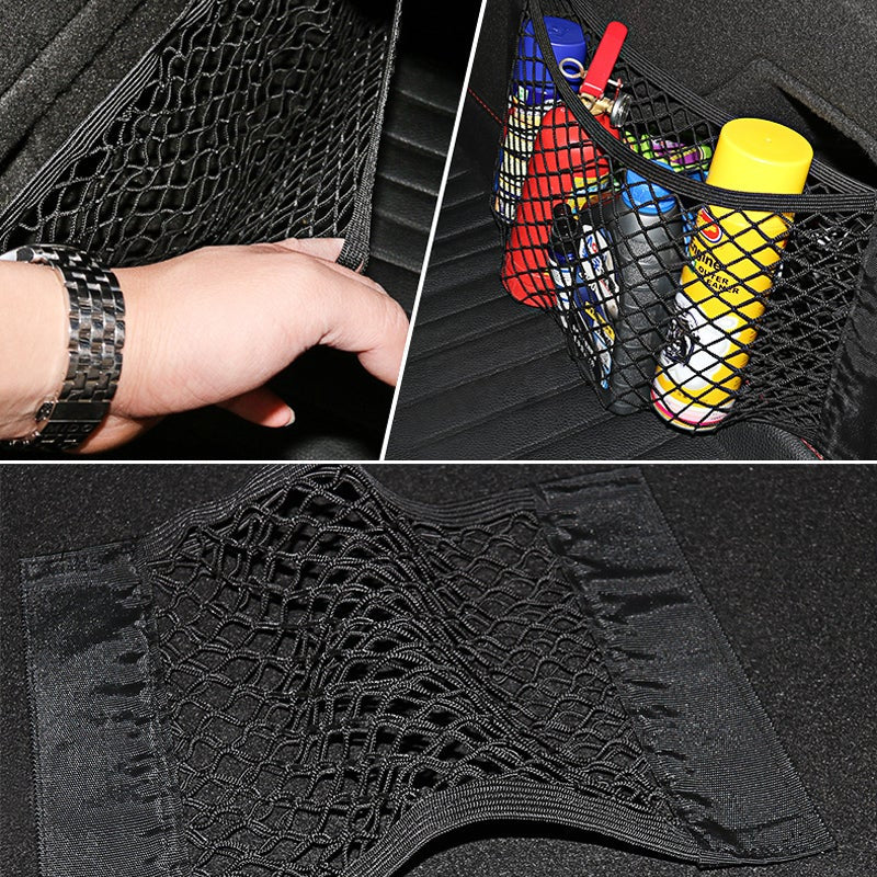 Car Trunk Seat Elastic Net Pocket