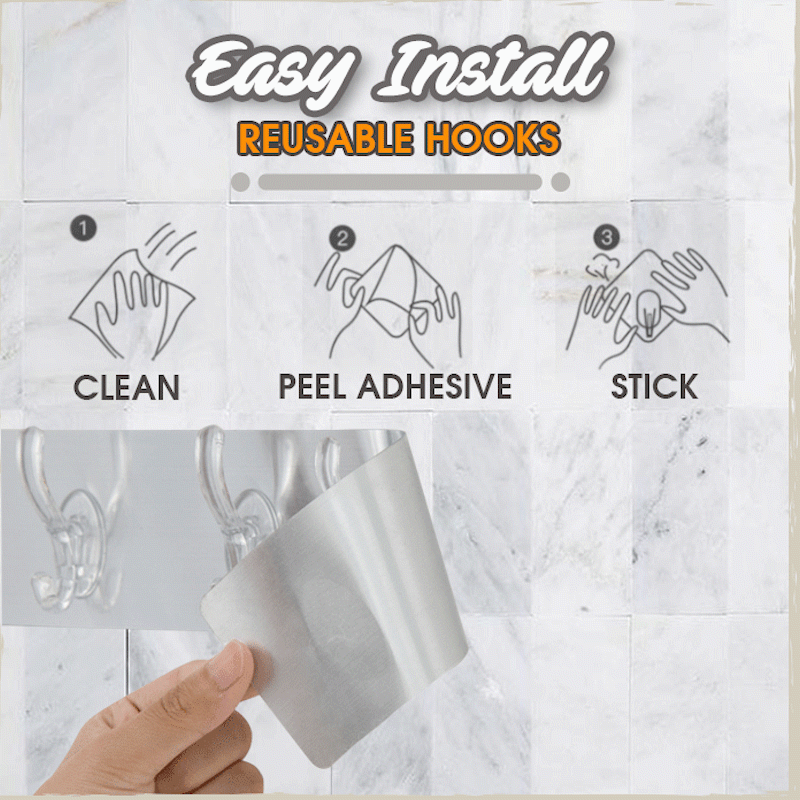 Seamless Sticker Hooks Plate