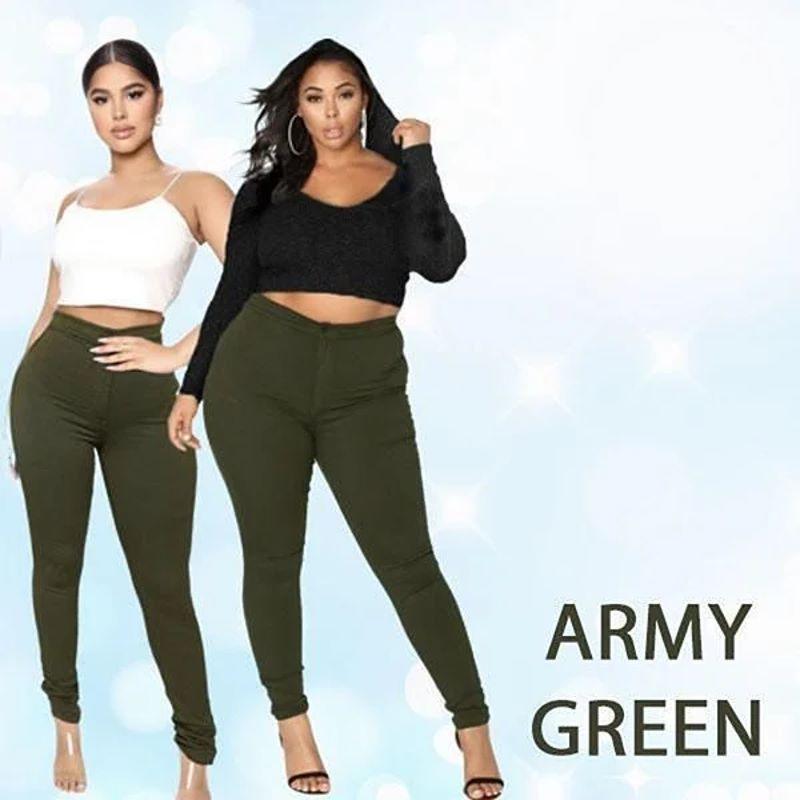 STRETCH SLIMMING BUTT LIFT PLUS-SIZE JEANS