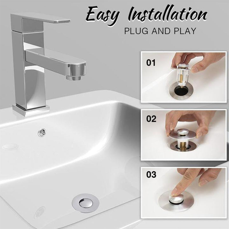 Pop up waste fitting for sink drain fitting