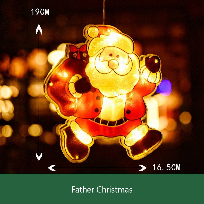 Christmas window hanging light