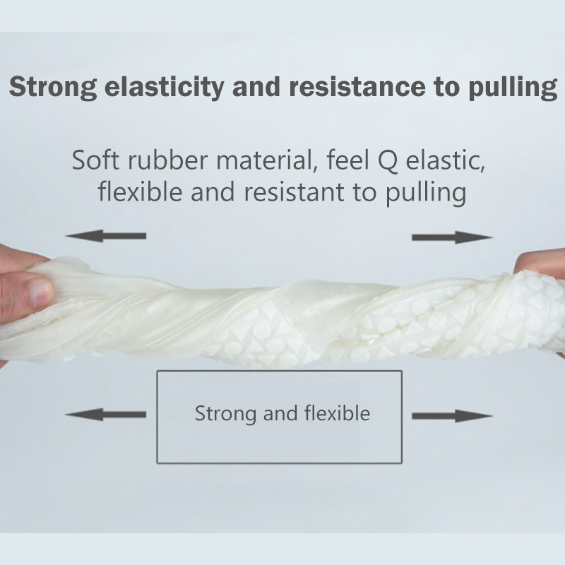 Rainy day non-slip mid-tube shoe cover