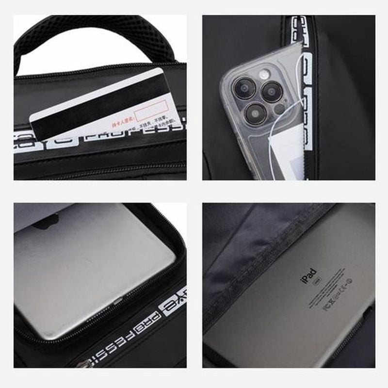 Shoulder bag with USB charger