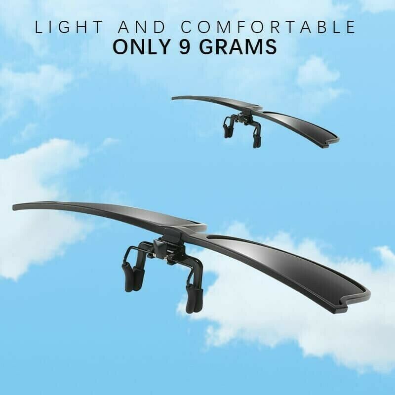 Polarized Clip-on Flip Up Metal Clip Sunglasses for Prescription Glasses