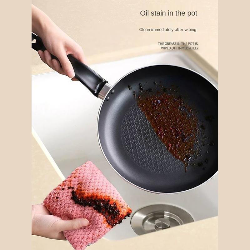 Coral Fleece Kitchen Towel (5 PCS)