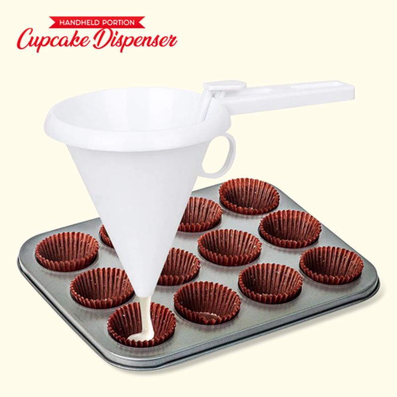 Handheld Portion Cup Cake Dispenser 2pcs ( buy one, get one for free)