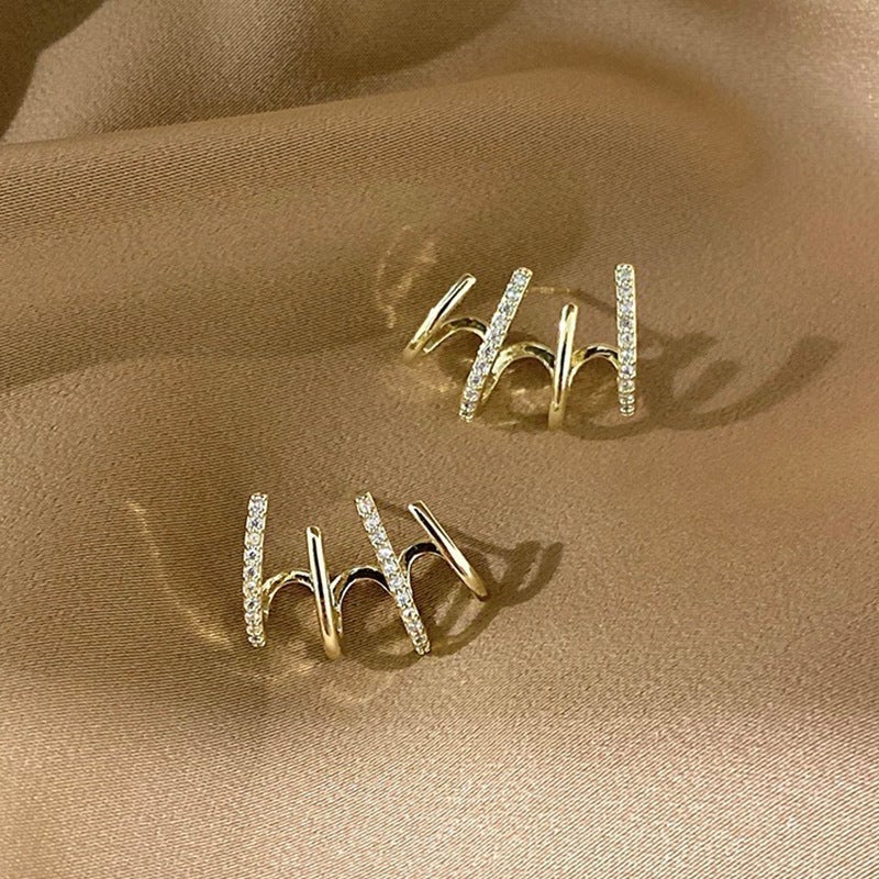 Four Prong Earrings