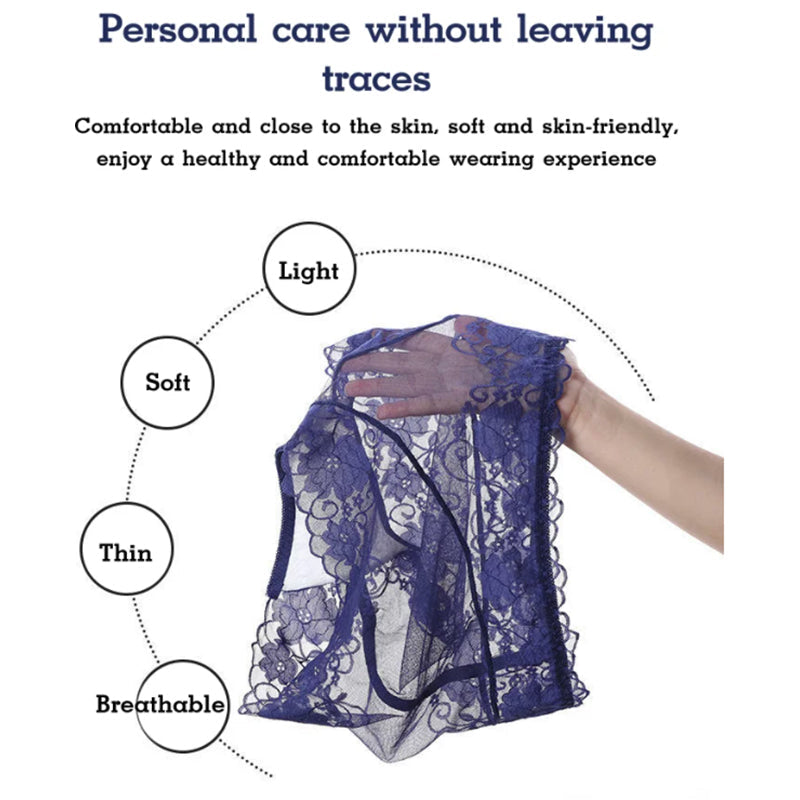 Slim high-waisted sexy lace panties for woman (1PC/3 PCS)