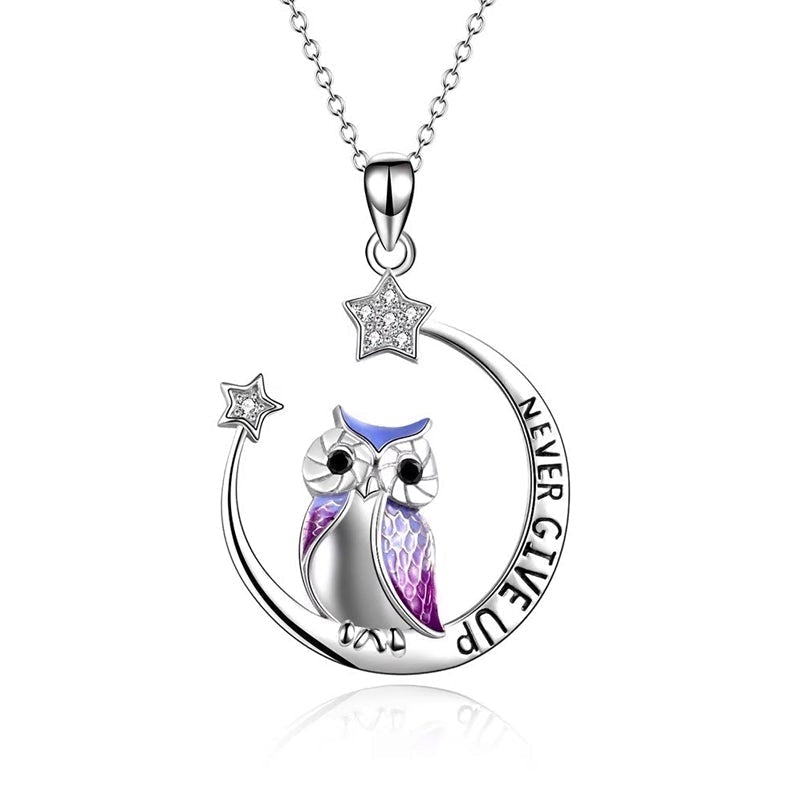 "Never Give Up" Inspired Creative Necklace