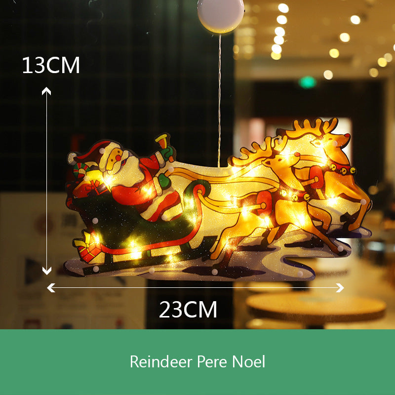 Christmas window hanging light