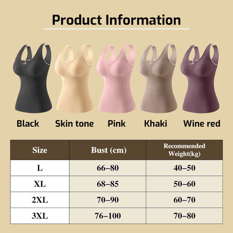 Fleece Seamless Slim Underwear Vest