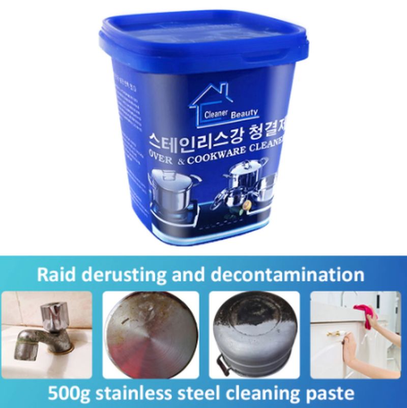 Powerful Stainless Steel Cookware Cleaning Paste