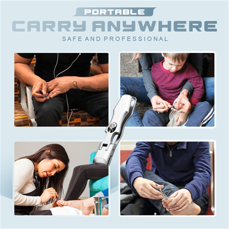 Auto Lock Portable Anti Splash Nail Clipper